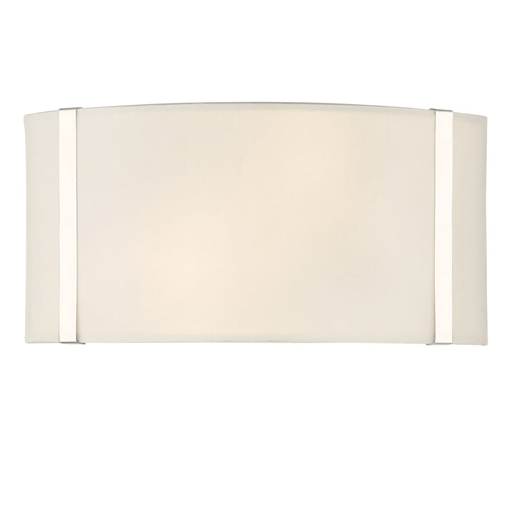 Fulton 2 Light Polished Nickel Sconce Crystorama