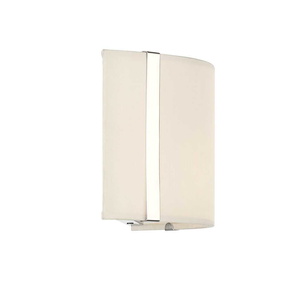 Fulton 2 Light Polished Nickel Sconce Crystorama