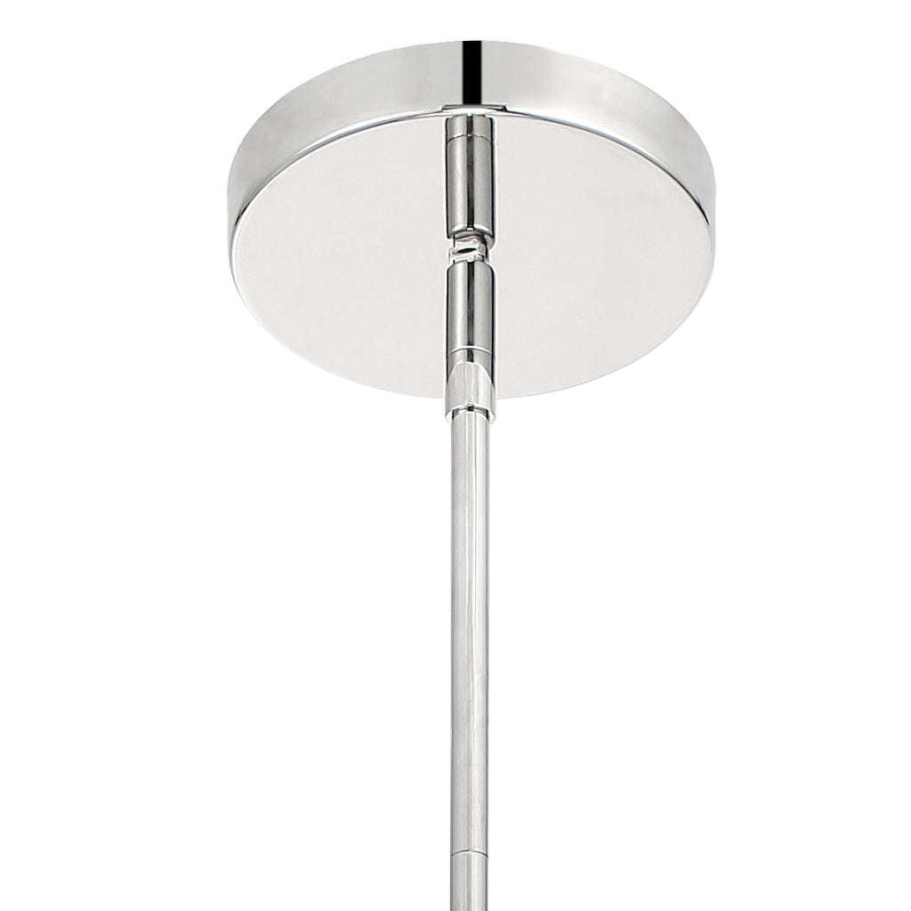 Fulton 3 Light Polished Nickel Chandelier Crystorama