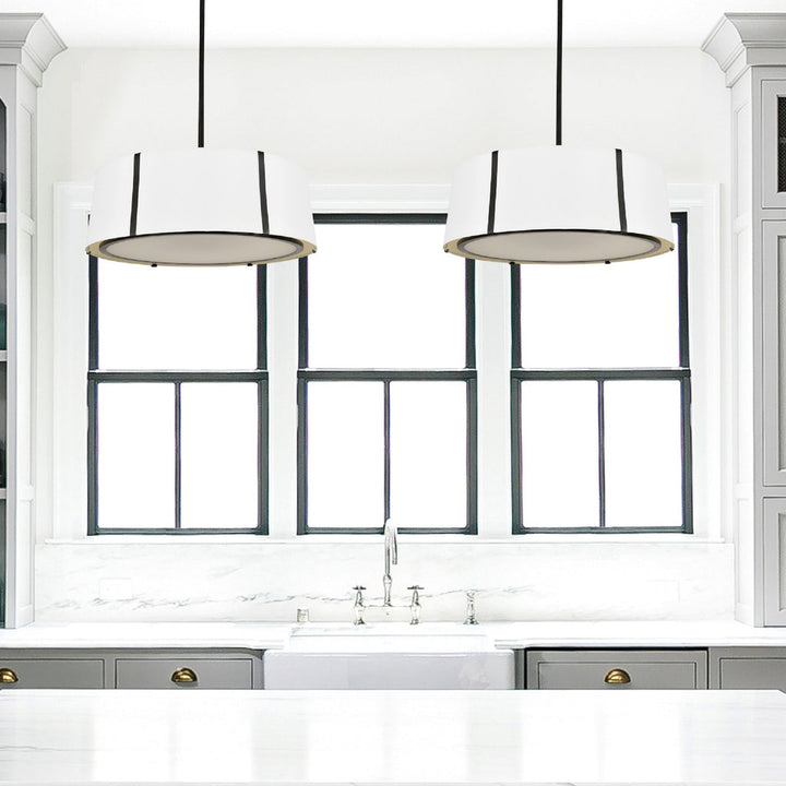 Fulton 6 Light Matte Black Chandelier Crystorama