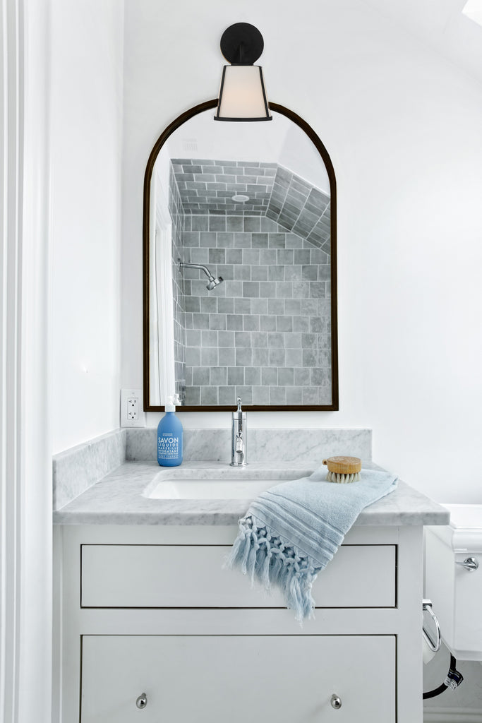 Crystorama Crystorama Fulton 1 Light Black Bathroom Vanity