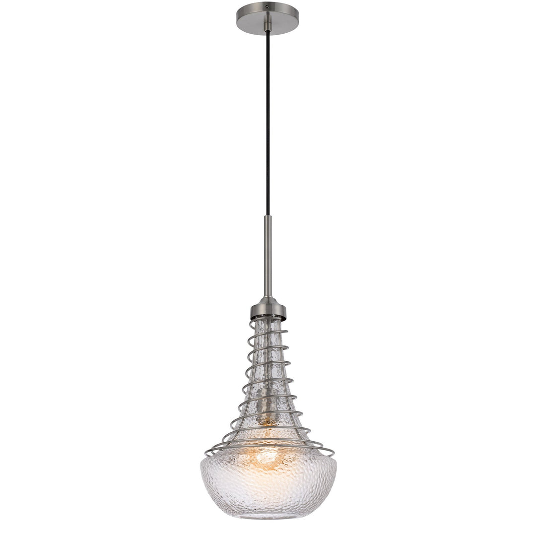 60W BARABOO METAL/GLASS MINI PENDANT Cal Lighting