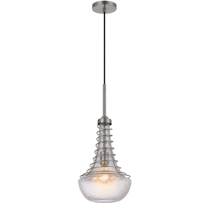 60W BARABOO METAL/GLASS MINI PENDANT Cal Lighting