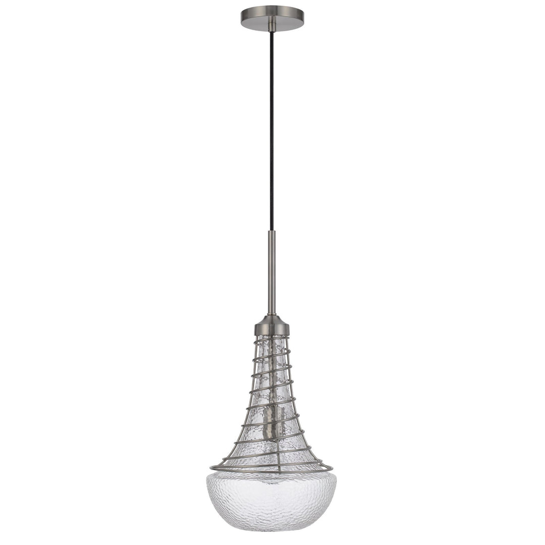 60W BARABOO METAL/GLASS MINI PENDANT Cal Lighting