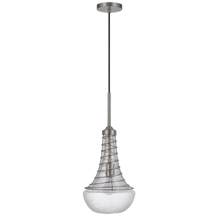 60W BARABOO METAL/GLASS MINI PENDANT Cal Lighting