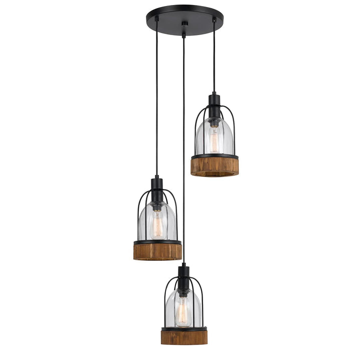 60W X 3 BEACON GLASS PENDANT(EDISON BULBS NOT INCLUDED) Cal Lighting