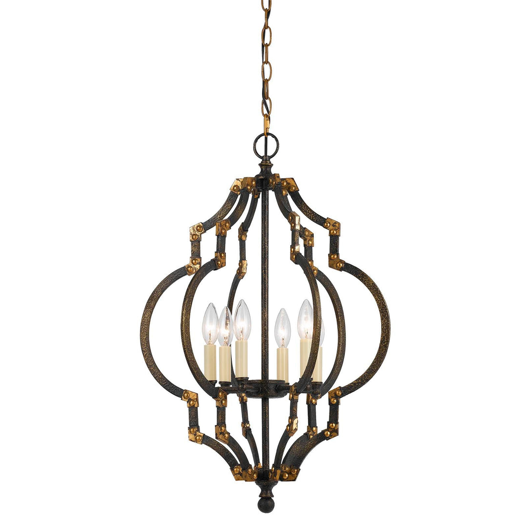 40W X 6 HOWELL METAL PENDANT Cal Lighting