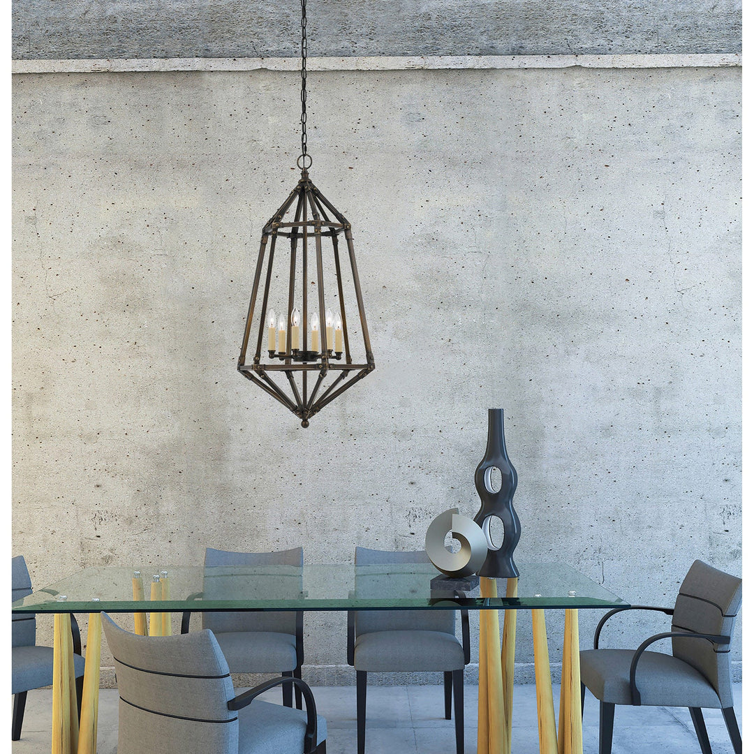 40W X 6 DENMARK METAL PENDANT Cal Lighting