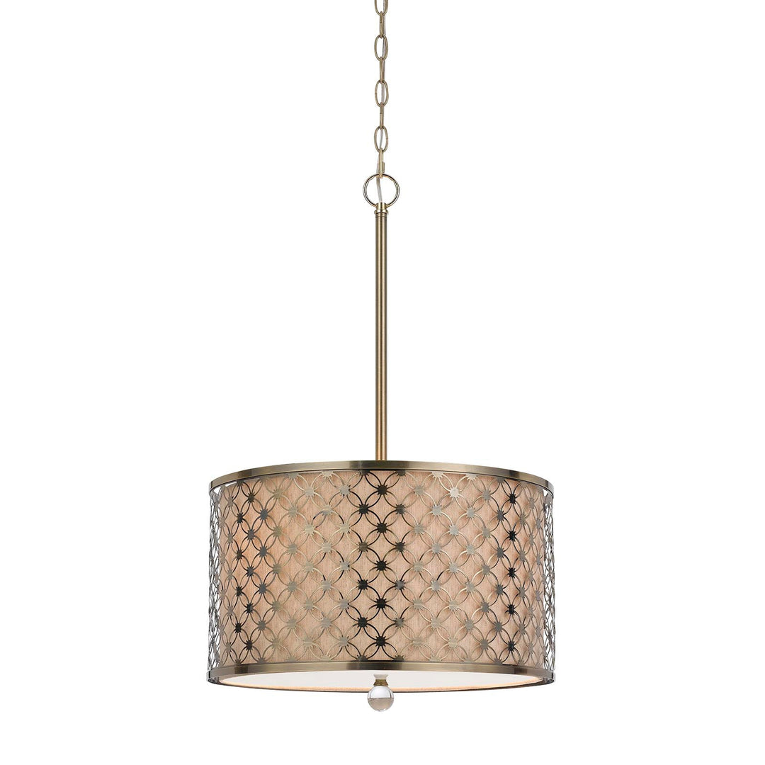 60W X 3 MYRTLE METAL PENDANT Cal Lighting