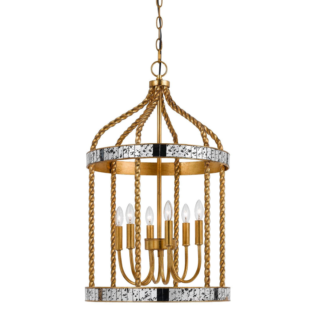 40W X 6 GLENWOOD PENDANT Cal Lighting