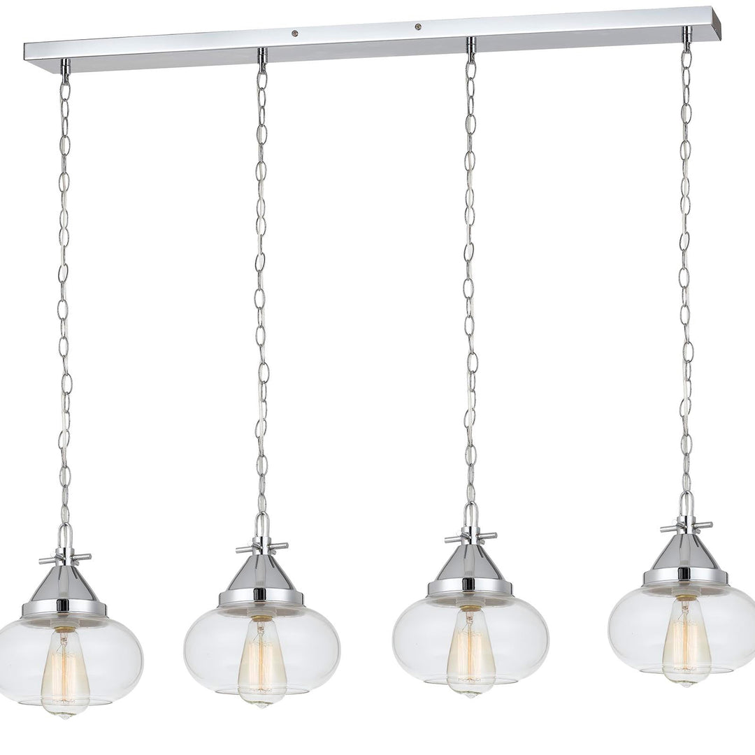 60W X 4 MAYWOOD GLASS PENDANT (EDISON BULBS NOT INCLUDED) Cal Lighting