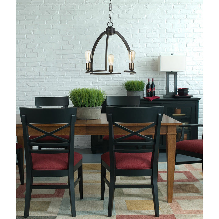 60W X 3 KINDER METAL 3 LIGHT CHANDELIER (EDISON BULBS NOT INCLUDED) Cal Lighting