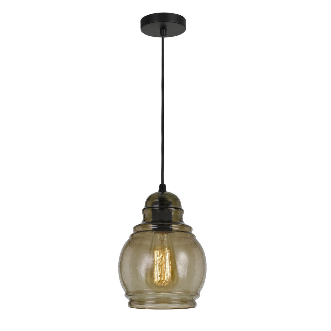 60W TERAMO RIPPLED GLASS PENDANT (EDISON BULB NOT INCLUDED) Cal Lighting