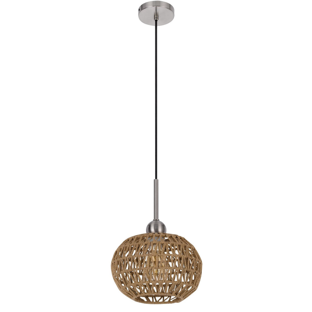 60W MEDAN ROPED PENDANT FIXTURE Cal Lighting