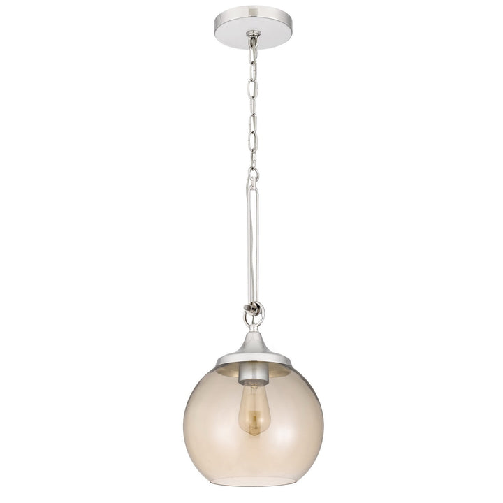 60W ROCHELLE GLASS PENDANT FIXTURE Cal Lighting