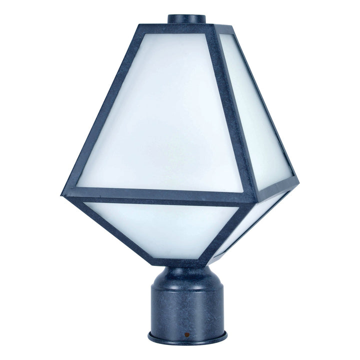 Crystorama Crystorama Brian Patrick Flynn Glacier 1 Light Black Charcoal Outdoor Post