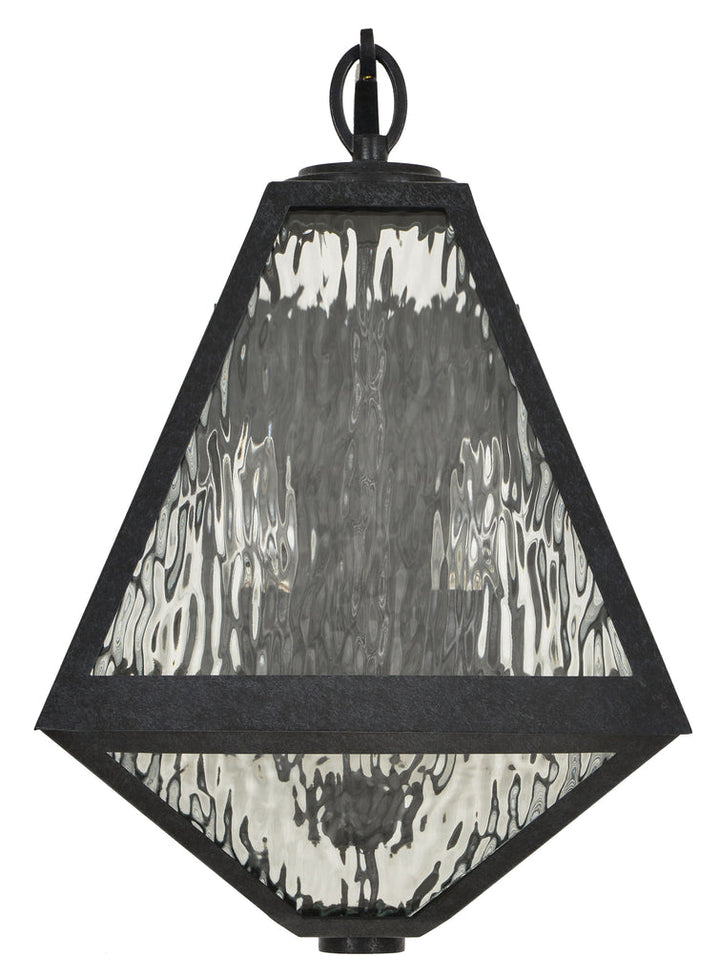 Crystorama Crystorama Brian Patrick Flynn Glacier 2 Light Black Charcoal Outdoor Sconce