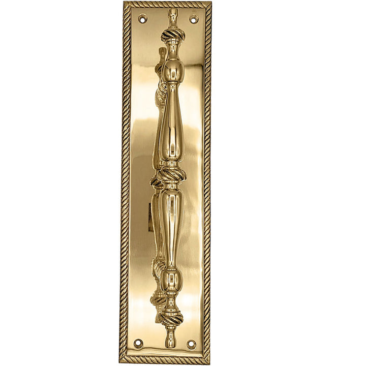 11 1/2 Inch Georgian Roped Style Door Pull (Several Finishes Available) COPPER MOUNTAIN HARDWARE