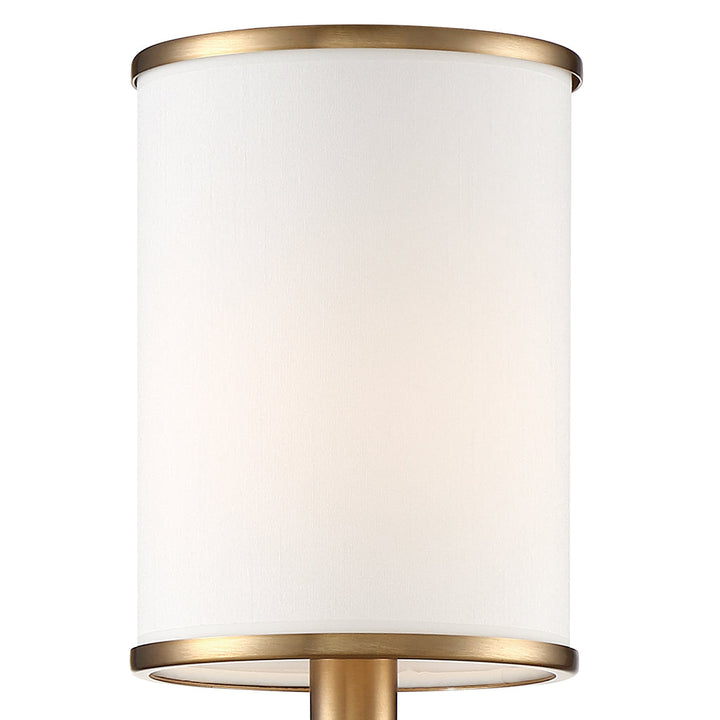 Hatfield 1 Light Vibrant Gold Sconce Crystorama