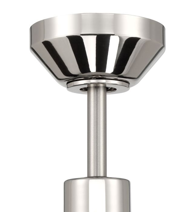 ##Antique Hardware## 54" Hogan Fan in Polished Nickel Finish, Blades Included