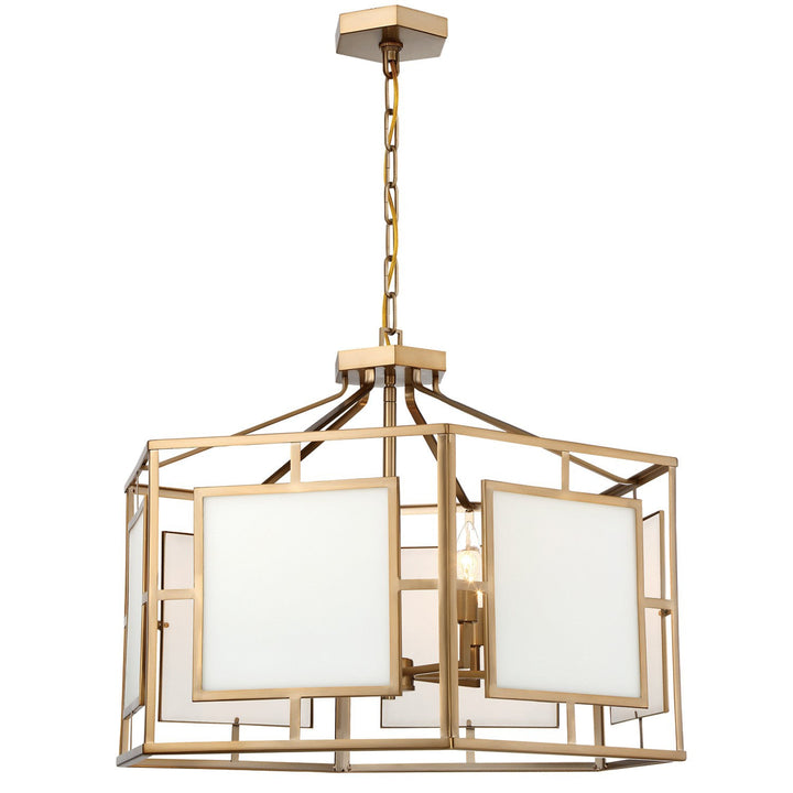 Libby Langdon Hillcrest 6 Light Vibrant Gold Chandelier Crystorama