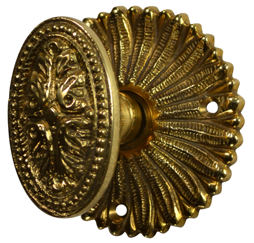 French Provincial Rosette Door Set with Avalon Oval Door Knobs (Several Finishes Available) COPPER MOUNTAIN HARDWARE