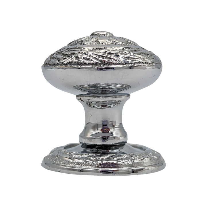 COPPER MOUNTAIN HARDWARE Ornate Floral Round Solid Brass Cabinet & Furniture Knob