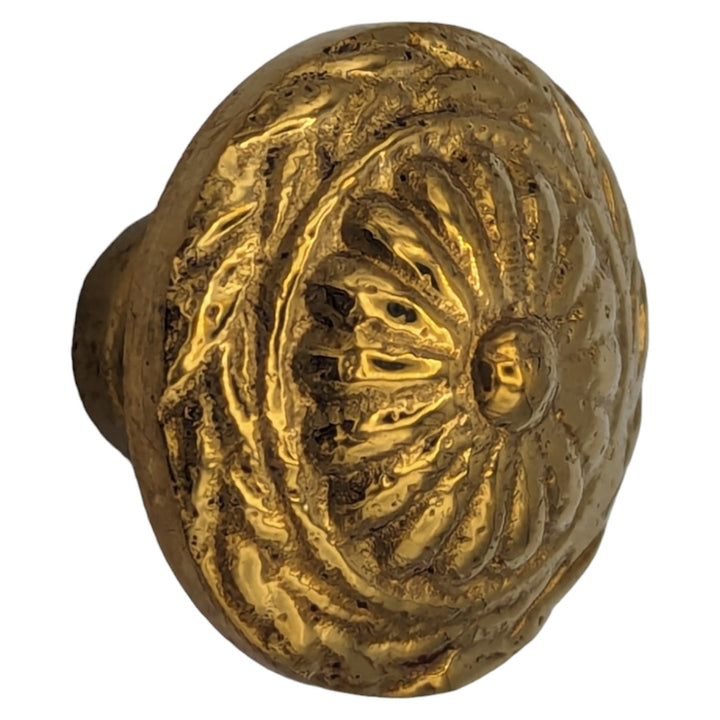 1 Inch Floral Cabinet Knob (Several Finishes Available) COPPER MOUNTAIN HARDWARE