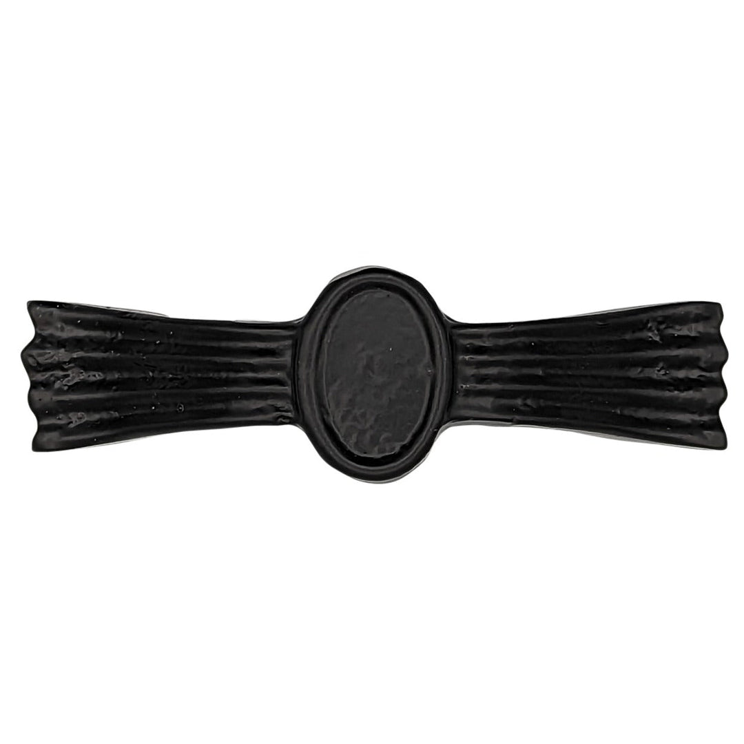 4 3/8 Inch Overall (3 1/4 Inch c-c) Solid Brass Hammered Drawer Pull COPPER MOUNTAIN HARDWARE