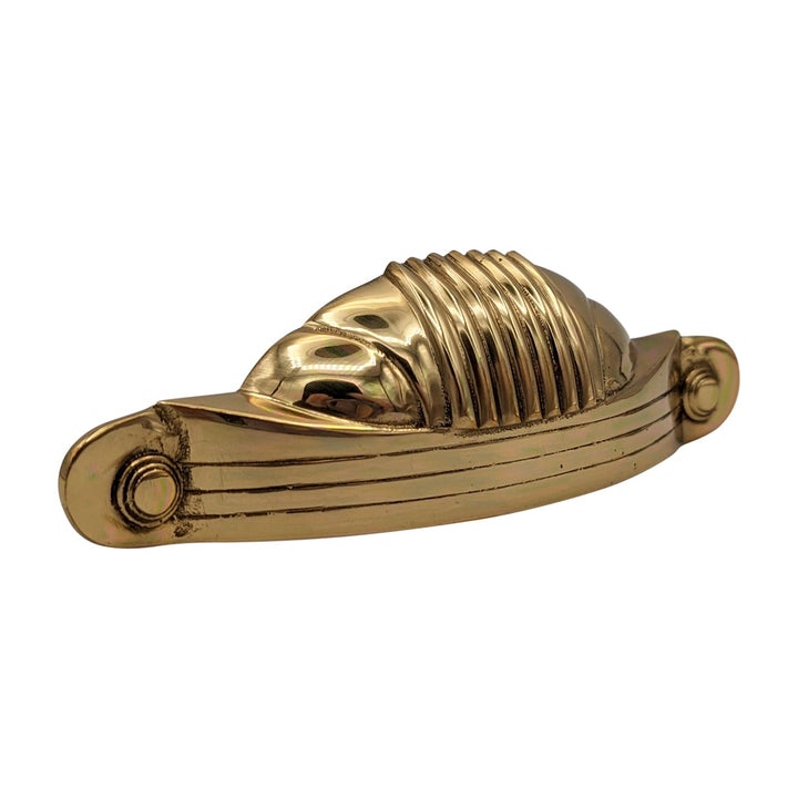 5 Inch Overall (4 Inch c-c) Solid Brass Marquee Pull COPPER MOUNTAIN HARDWARE