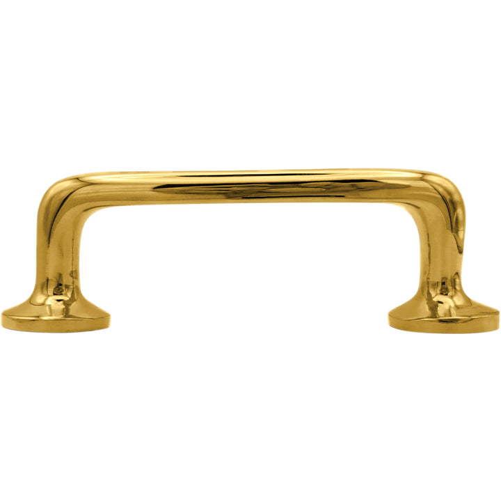 5 Inch (4 Inch c-c) Traditional Solid Brass Cabinet Pull