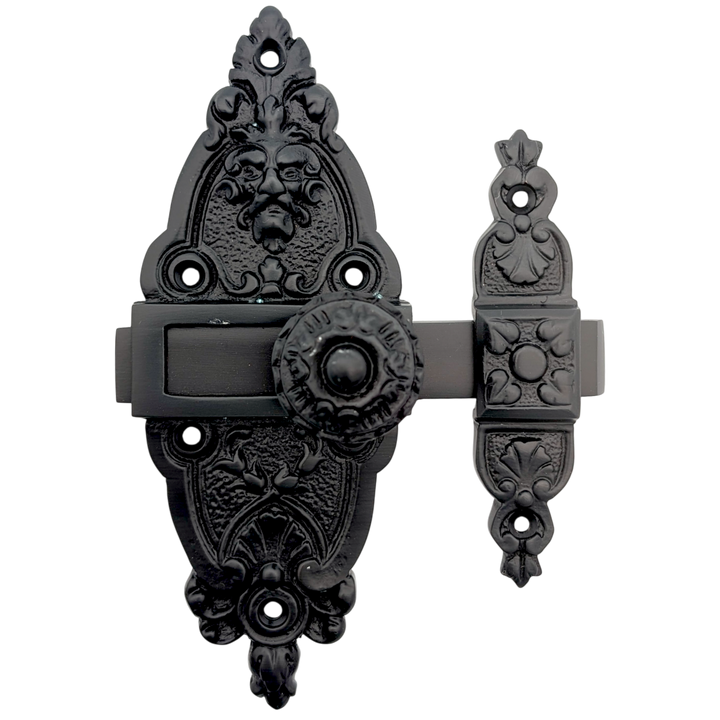 5 1/2 Gargoyle French Door or Cabinet Slide Bolt Latch (Several Finishes Available)