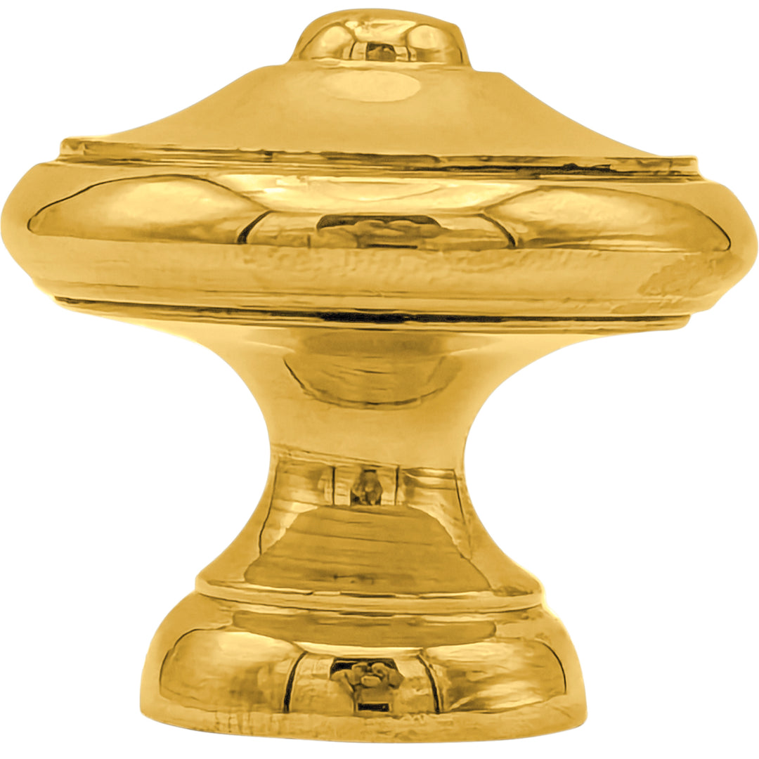 1 1/4 Inch Antique Colonial Button Cabinet & Furniture Knob