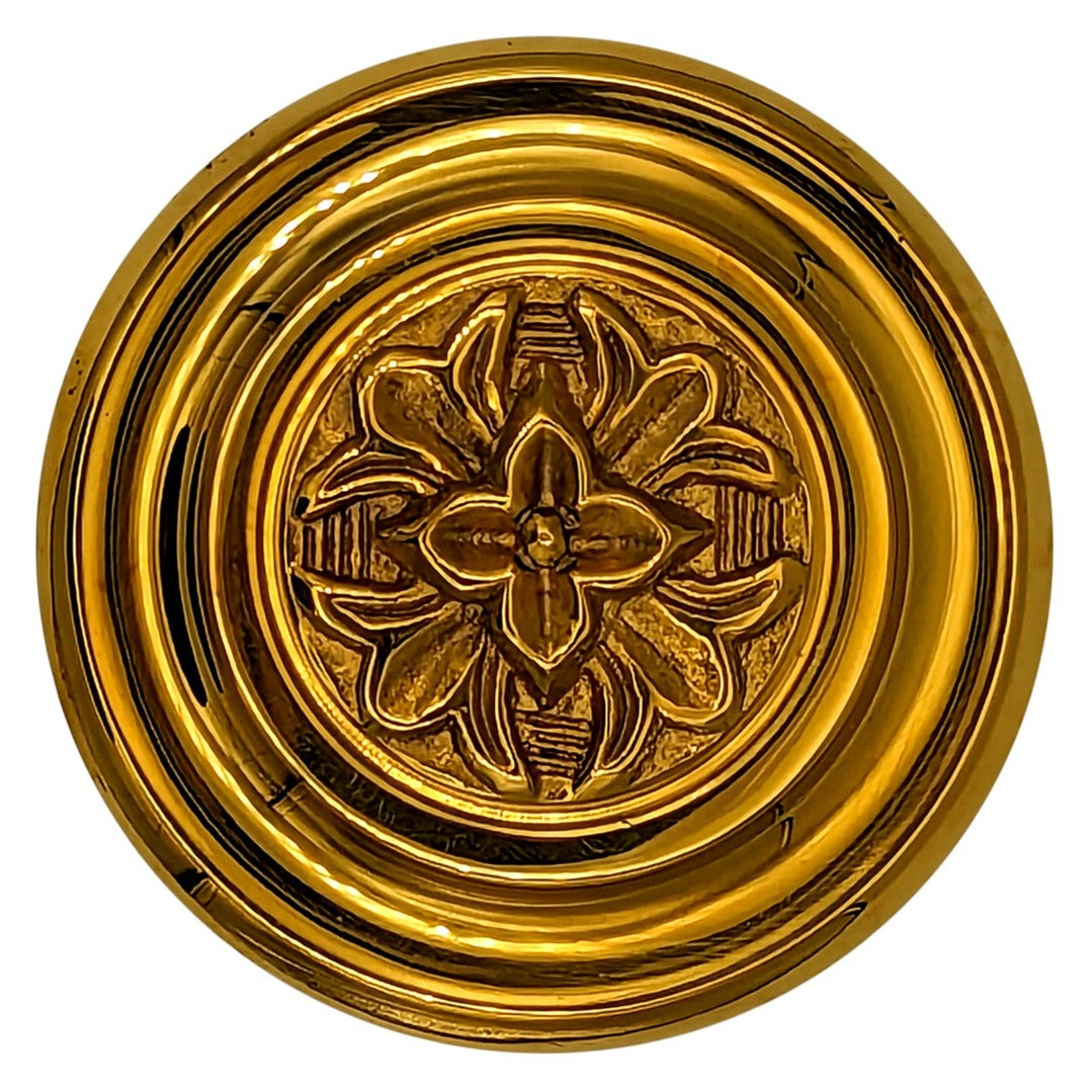 3 3/8 Inch Fleur De Lis French Oversized Knob (Several Finishes Available) COPPER MOUNTAIN HARDWARE