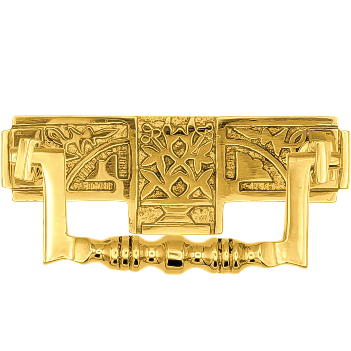 3 3/8 Inch (2 3/4 Inch c-c) Leaf Deco Bail Pull