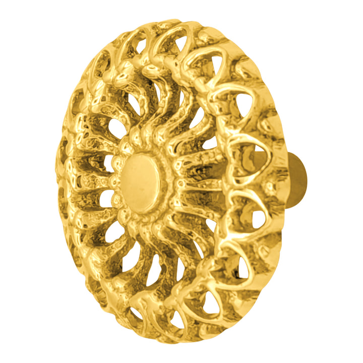 1 1/2 Inch Reticulated Cabinet Knob (Several Finishes Available)