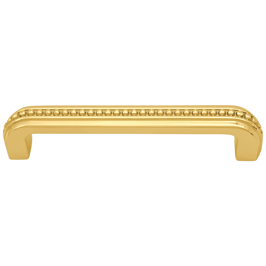 5 inch Overall (4.5 inch C-C) Beaded Signature Cabinet Pull (Several Finishes Available)