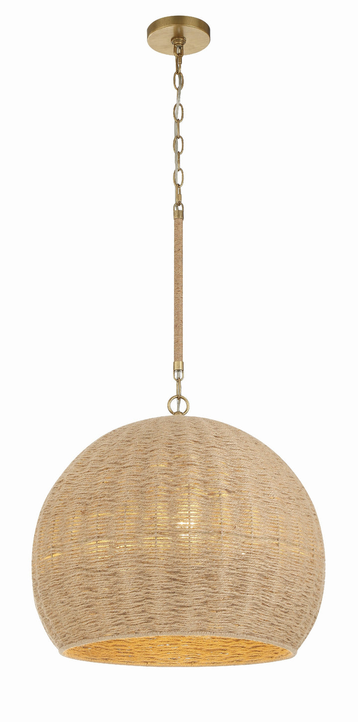 Jace 3 Light Soft Gold Chandelier Crystorama