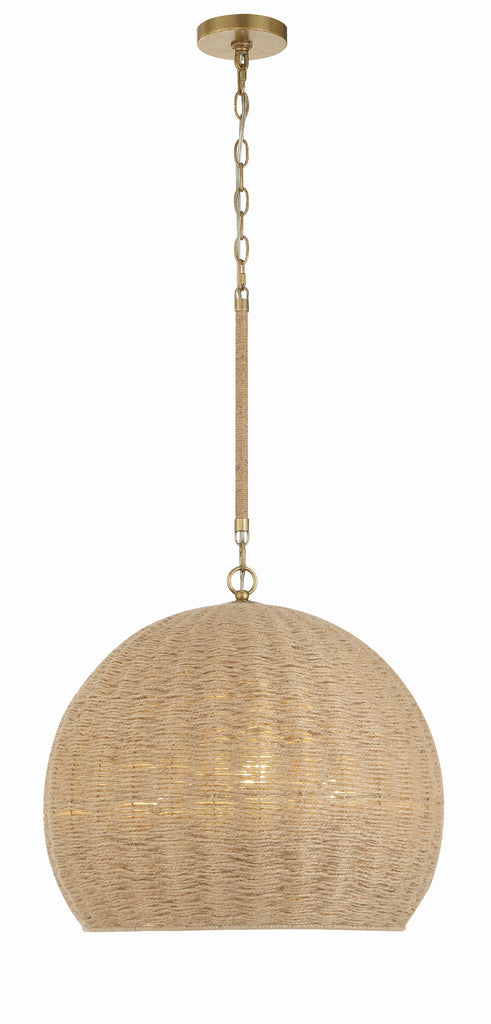 Jace 3 Light Soft Gold Chandelier Crystorama