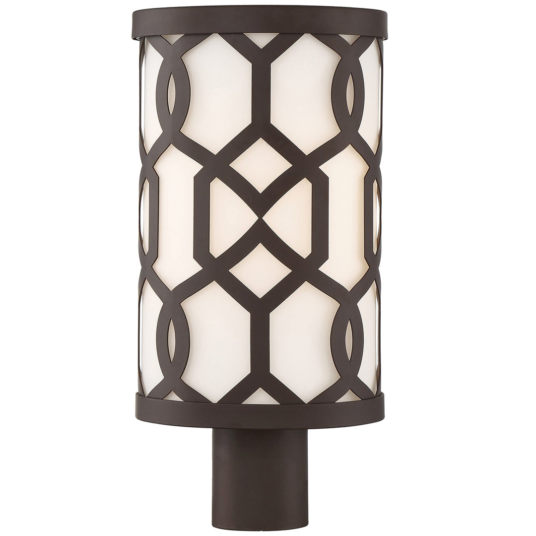 Crystorama Crystorama Libby Langdon Jennings 1 Light Dark Bronze Outdoor Post