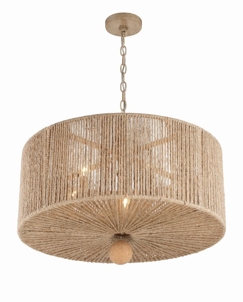 Jessa 5 Light Burnished Silver Chandelier Crystorama