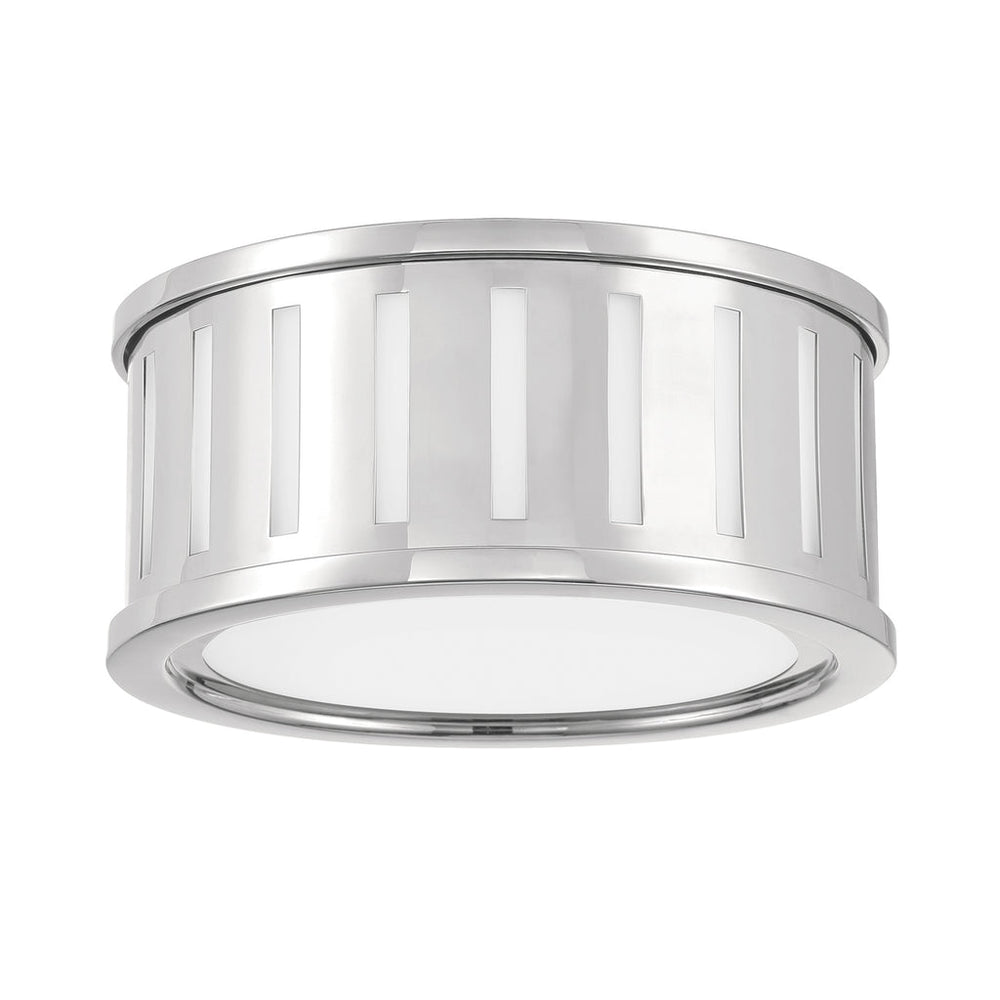 Crystorama Crystorama Kendal 2 Light Polished Nickel Flush Mount 
