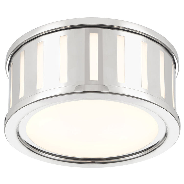 Crystorama Crystorama Kendal 2 Light Polished Nickel Flush Mount 
