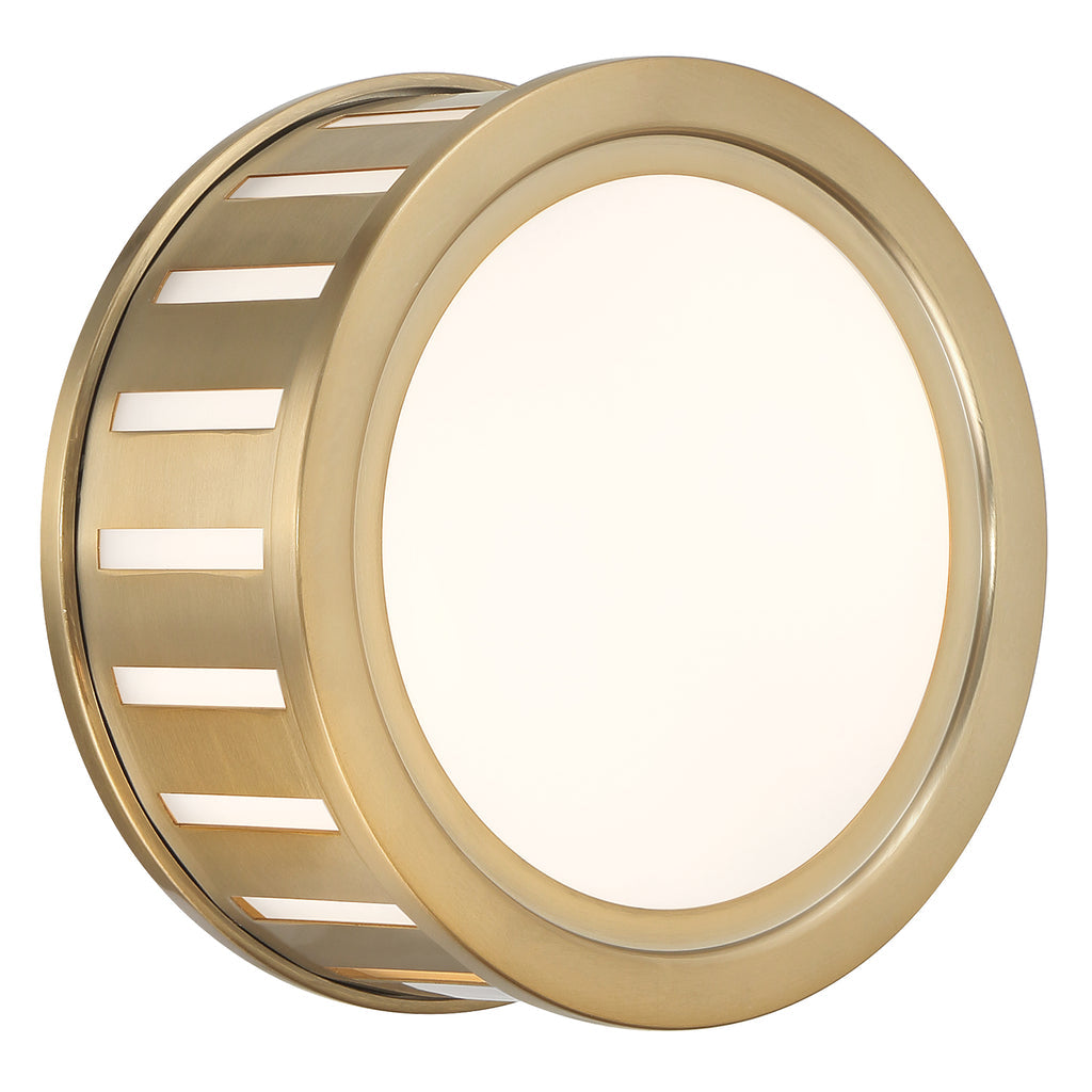 Kendal 2 Light Vibrant Gold Sconce Crystorama