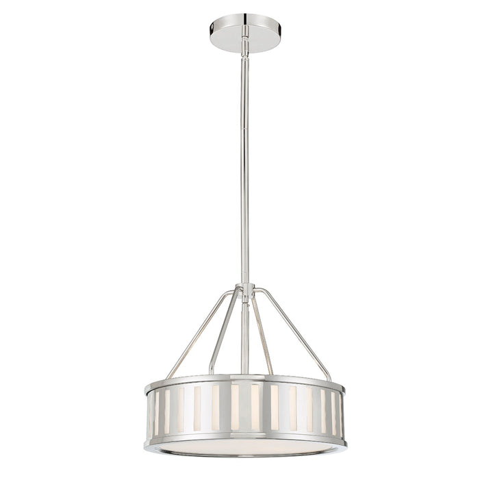 Kendal 3 Light Polished Nickel Mini Chandelier Crystorama