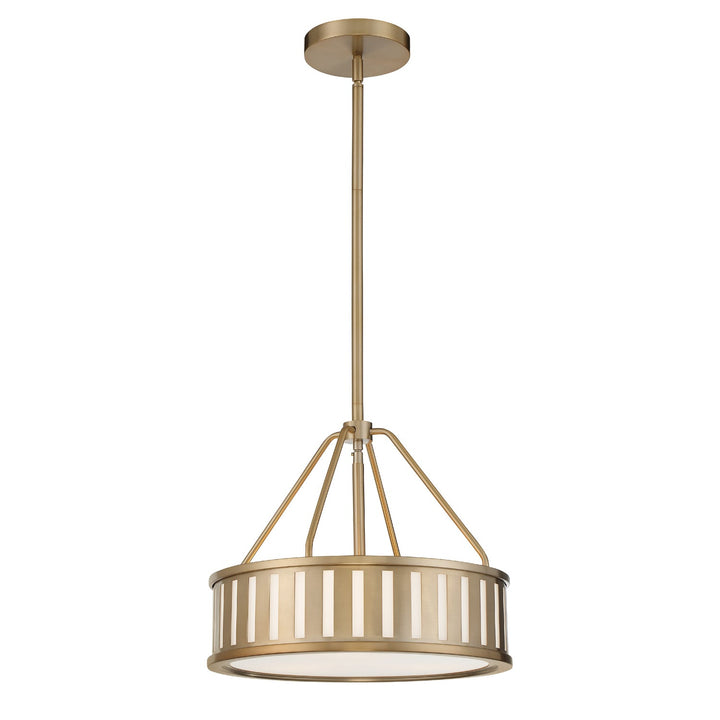 Kendal 3 Light Vibrant Gold Mini Chandelier Crystorama