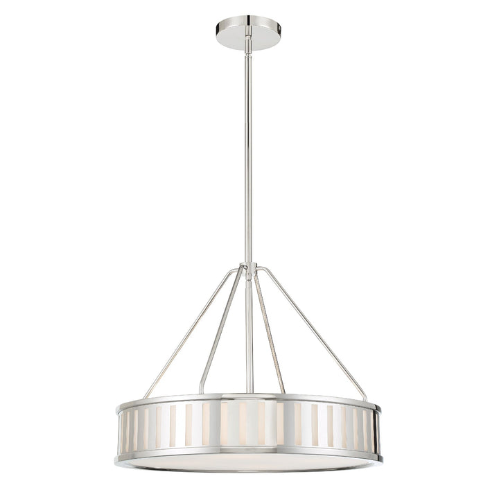 Kendal 4 Light Polished Nickel Chandelier Crystorama