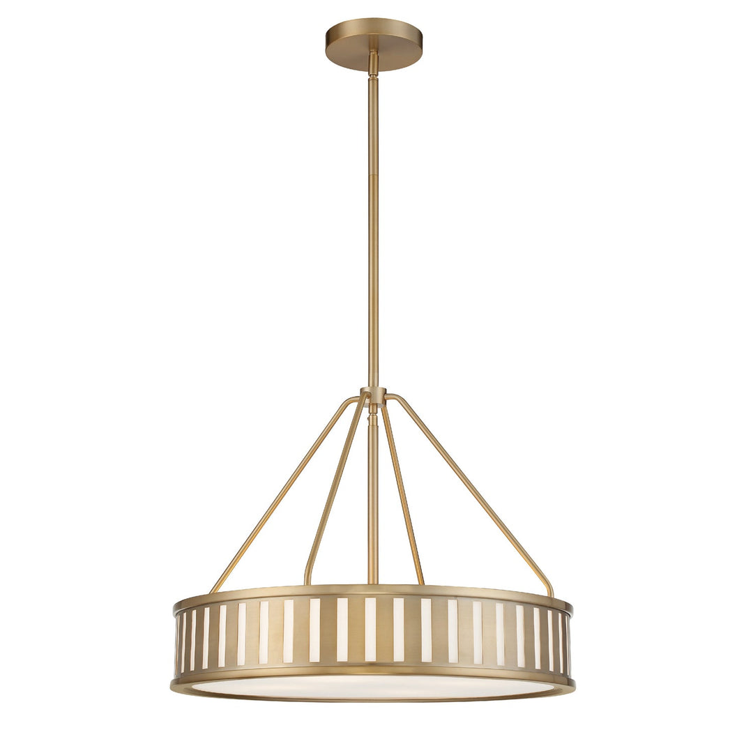 Kendal 4 Light Vibrant Gold Chandelier Crystorama