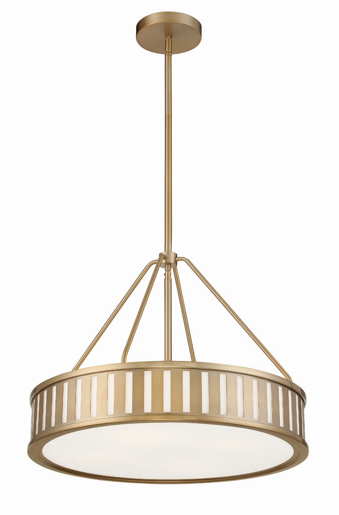 Kendal 4 Light Vibrant Gold Chandelier Crystorama