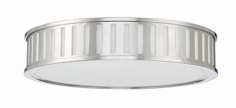 Crystorama Crystorama Kendal 4 Light Polished Nickel Flush Mount